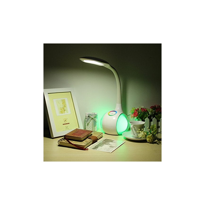 Globo 58279 - LED lampa stołowa TARRON 1xLED/5W + 2xLED/0,1W