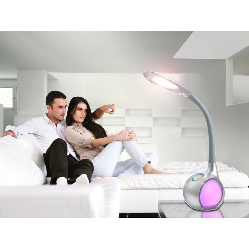 Globo - LED RGBW Ściemnialna dotykowa lampa stołowa LED/6W/230V