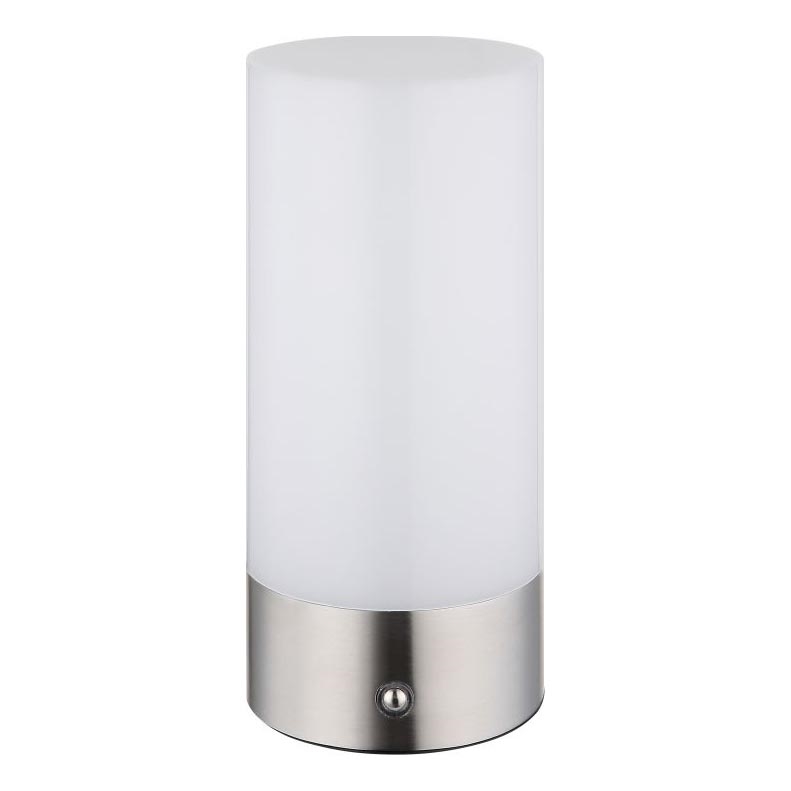 Globo - LED RGBW ściemnialna dotykowa lampa stołowa zewnętrzna LED/1,8W/5V 1500 mAh IP44 matowy chrom