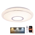 Globo - LED RGBW ściemnialna lampa sufitowa LED/16W/230V 2700-6500K WiFi Tuya + pilot zdalnego sterowania