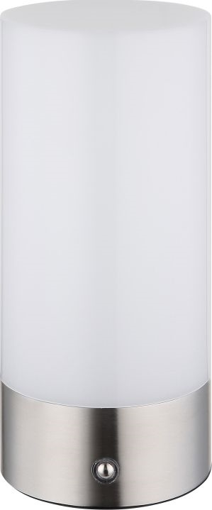 Globo - LED RGBW Ściemnialna zewnętrzna dotykowa lampa stołowa LED/1,8W/5V 1500 mAh IP44 matowy chrom