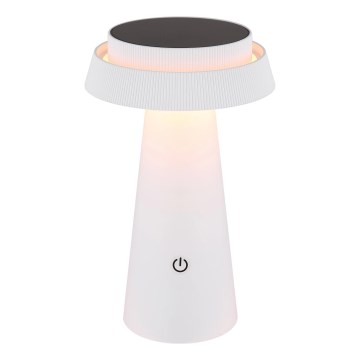 Globo - LED Ściemn. solarna dotykowa lampa LED/4W/3,7W IP54 biały