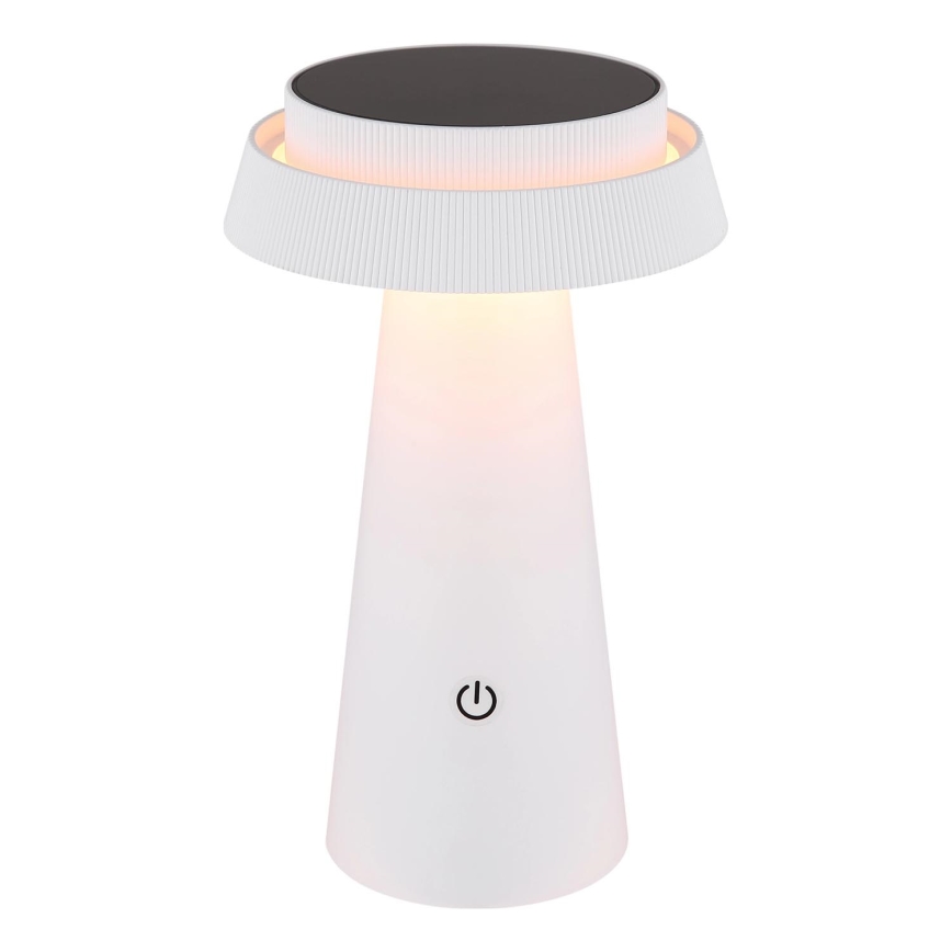 Globo - LED Ściemn. solarna dotykowa lampa LED/4W/3,7W IP54 biały