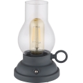 Globo - LED Ściemnialna akumulatorowa dotykowa lampa stołowa LED/1W/3,7V 1200 mAh antracyt