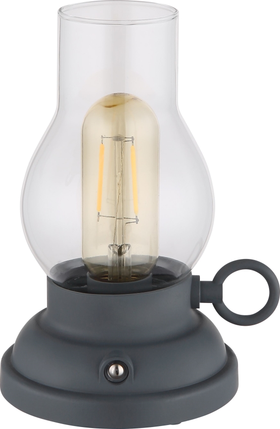 Globo - LED Ściemnialna akumulatorowa dotykowa lampa stołowa LED/1W/3,7V 1200 mAh antracyt