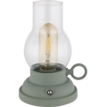 Globo - LED Ściemnialna akumulatorowa dotykowa lampa stołowa LED/1W/3,7V 1200 mAh zielona