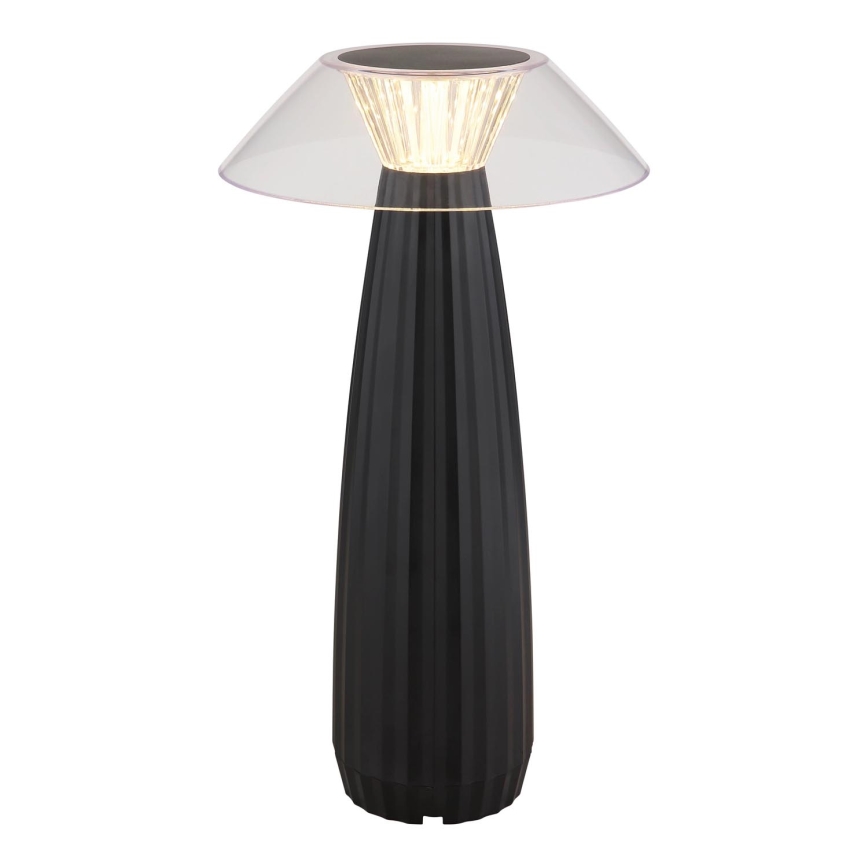 Globo - LED Ściemnialna akumulatorowa dotykowa lampa stołowa LED/1W/3,7V 3000K 1200mAh czarna