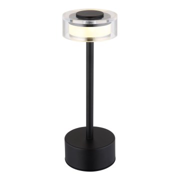 Globo - LED Ściemnialna akumulatorowa dotykowa lampa stołowa LED/2,5W/3,7V 2700/4000/6500K 1800mAh czarna