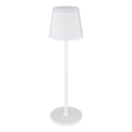 Globo - LED Ściemnialna akumulatorowa dotykowa lampa stołowa LED/4,6W/230V 1800 mAh USB IP54 biała