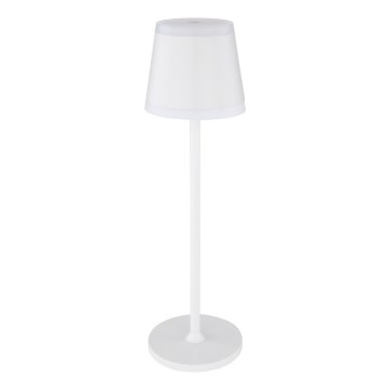 Globo - LED Ściemnialna akumulatorowa dotykowa lampa stołowa LED/4,6W/230V 1800 mAh USB IP54 biała