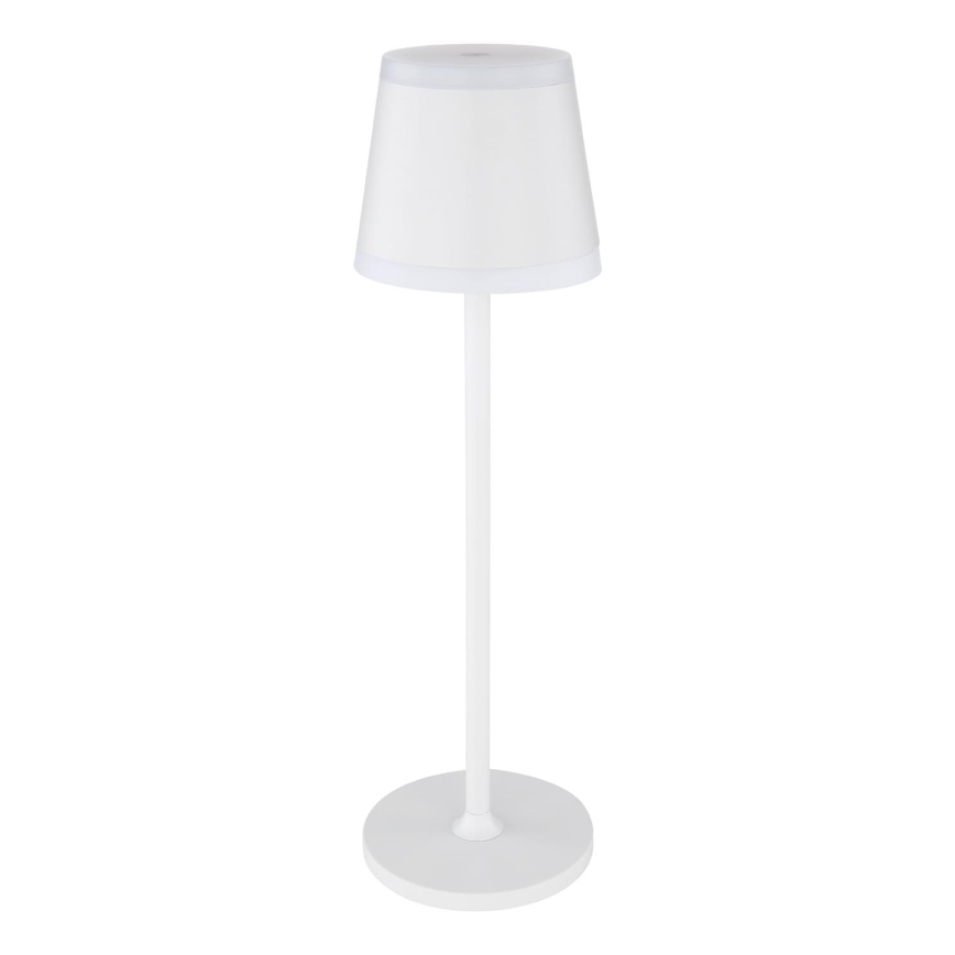 Globo - LED Ściemnialna akumulatorowa dotykowa lampa stołowa LED/4,6W/230V 1800 mAh USB IP54 biała