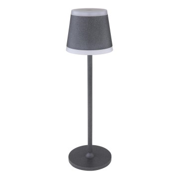 Globo - LED Ściemnialna akumulatorowa dotykowa lampa stołowa LED/4,6W/3,7V 3000K 1800mAh szara IP54