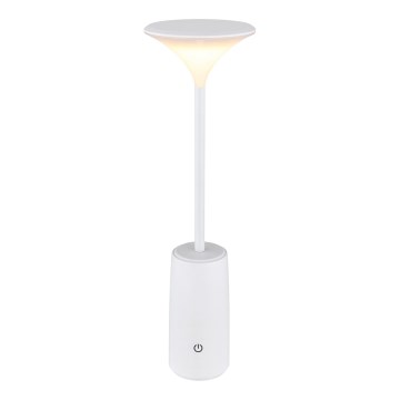 Globo - LED Ściemnialna akumulatorowa dotykowa lampka stołowa LED/1,2W/3,7V 3000K 1500mAh biała