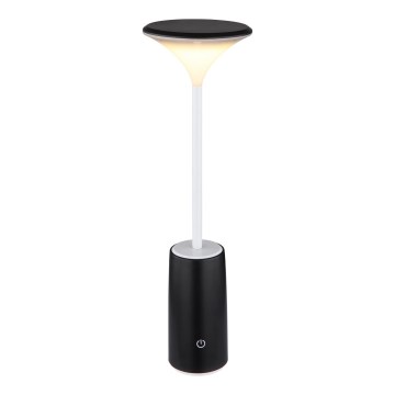 Globo - LED Ściemnialna akumulatorowa dotykowa lampka stołowa LED/1,2W/3,7V 3000K 1500mAh czarna