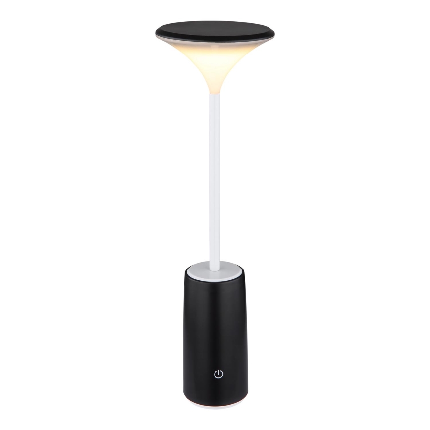 Globo - LED Ściemnialna akumulatorowa dotykowa lampka stołowa LED/1,2W/3,7V 3000K 1500mAh czarna