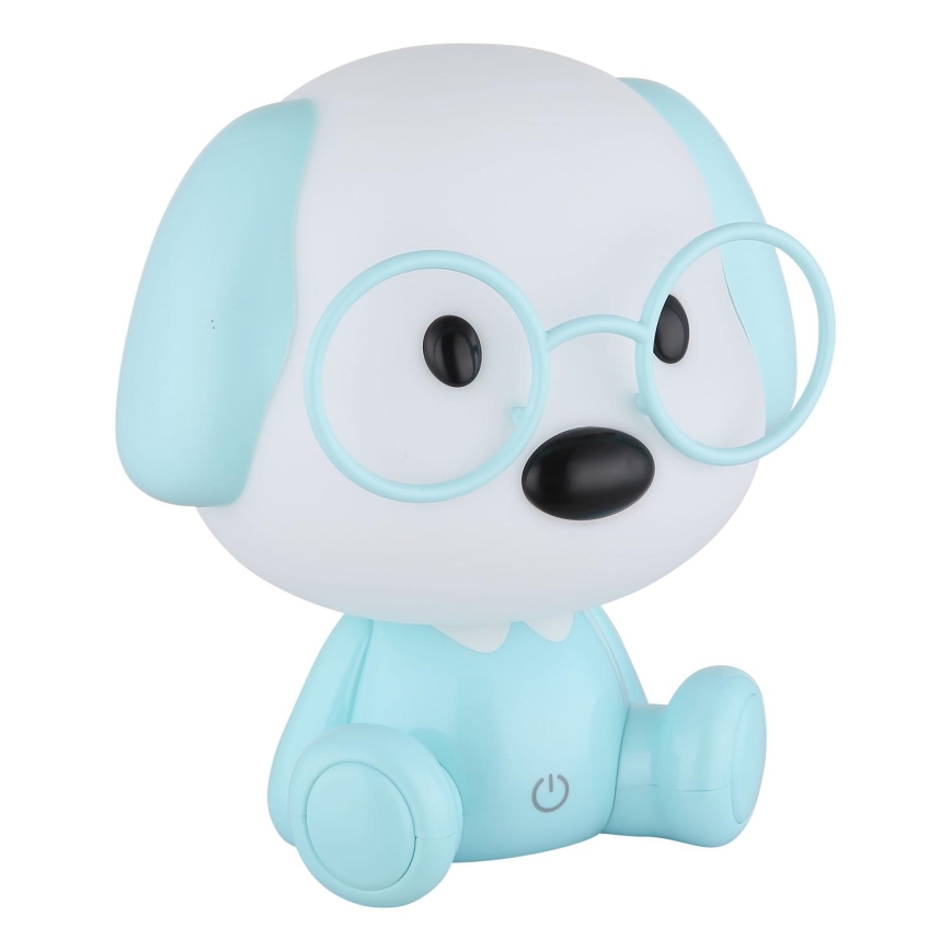 Globo - LED Ściemnialna akumulatorowa dziecięca lampka nocna LED/1W/5V 500 mAh niebieska