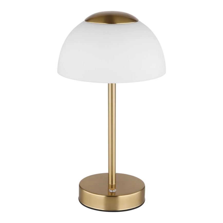 Globo - LED Ściemnialna akumulatorowa lampa stołowa LED/2,5W/5V 1800mAh 2700K/4000K/6500K mosiądz