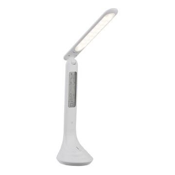 Globo - LED Ściemnialna akumulatorowa lampa stołowa z wyświetlaczem LED/4W/230V 2200 mAh biała