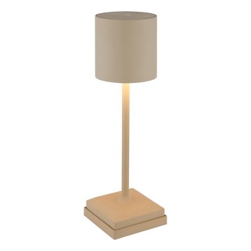 Globo - LED ściemnialna dotykowa ładowalna lampa stołowa LED/1,5W/5V 2200 mAh beżowa