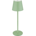 Globo - LED ściemnialna dotykowa ładowalna zewnętrzna lampa stołowa 3 w 1 LED/3W/5V 3000/4000/5000K IP54 1800 mAh zielona