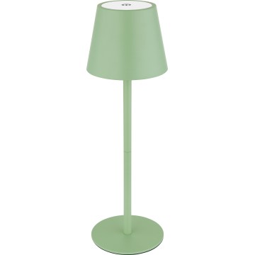 Globo - LED ściemnialna dotykowa ładowalna zewnętrzna lampa stołowa 3 w 1 LED/3W/5V 3000/4000/5000K IP54 1800 mAh zielona