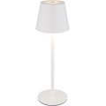 Globo - LED Ściemnialna dotykowa ładowalna zewnętrzna lampa stołowa 3w1 LED/3W/5V 3000/4000/5000K IP54 1800 mAh biała