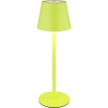 Globo - LED ściemnialna dotykowa ładowalna zewnętrzna lampa stołowa 3w1 LED/3W/5V 3000/4000/5000K IP54 1800 mAh zielona