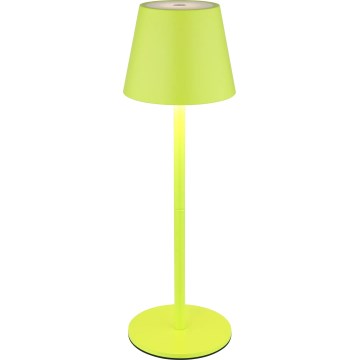 Globo - LED ściemnialna dotykowa ładowalna zewnętrzna lampa stołowa 3w1 LED/3W/5V 3000/4000/5000K IP54 1800 mAh zielona