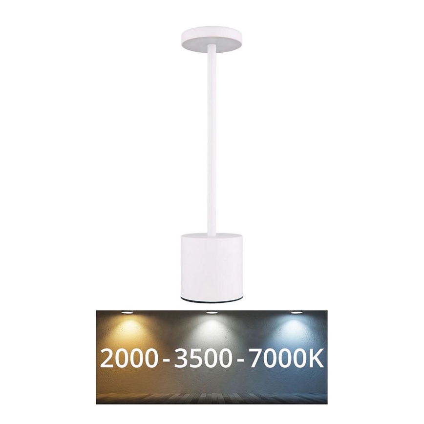 Globo - LED Ściemnialna dotykowa lampa stołowa LED/1,2W/3,7V 2000K/3500K/7000K 1200 mAh USB biały