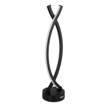 Globo - LED Ściemnialna dotykowa lampa stołowa LED/1W/3,7V 3000K 1800 mAh USB czarna