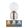 Globo - LED Ściemnialna dotykowa lampa stołowa LED/2,5W/3,7V 2700K/4000K/6500K 1800 mAh USB matowy chrom