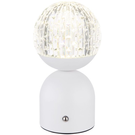Globo - LED Ściemnialna dotykowa lampa stołowa LED/2W/5V 2700/4000/65000K 1800 mAh biała