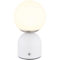 Globo - LED Ściemnialna dotykowa lampa stołowa LED/2W/5V 2700/4000/6500K 1800 mAh biała