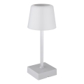 Globo - LED Ściemnialna dotykowa lampa stołowa LED/2W/5V 3000/4500/6500K 800 mAh srebrna
