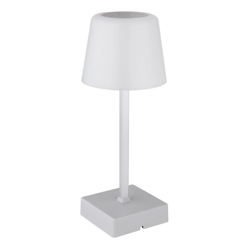 Globo - LED Ściemnialna dotykowa lampa stołowa LED/2W/5V 3000/4500/6500K 800 mAh srebrna