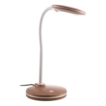 Globo - LED Ściemnialna dotykowa lampa stołowa LED/4W/230V brązowy