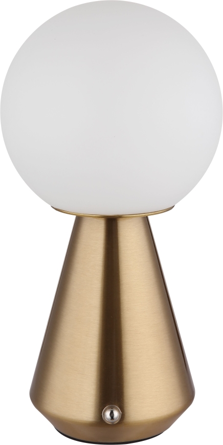 Globo - LED Ściemnialna dotykowa zewnętrzna lampa stołowa LED/1,5W/5V 3000/4500/6500K 1800 mAh IP41 miedź