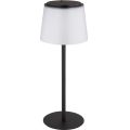 Globo - LED Ściemnialna dotykowa zewnętrzna lampa stołowa LED/1,8W/5V IP44 1800 mAh czarna/biała