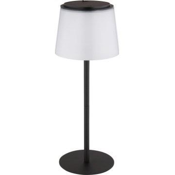 Globo - LED Ściemnialna dotykowa zewnętrzna lampa stołowa LED/1,8W/5V IP44 1800 mAh czarna/biała