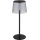 Globo - LED Ściemnialna dotykowa zewnętrzna lampa stołowa LED/1,8W/5V IP44 1800 mAh czarna/dymna