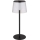 Globo - LED Ściemnialna dotykowa zewnętrzna lampa stołowa LED/1,8W/5V IP44 1800 mAh czarna/przezroczysta