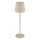 Globo - LED Ściemnialna dotykowa zewnętrzny lampa LED/3W/3,7V IP44 1800 mAh USB beżowy