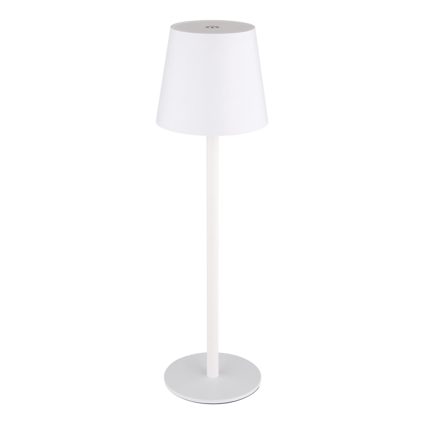 Globo - LED Ściemnialna dotykowa zewnętrzny lampa LED/3W/3,7V IP44 1800 mAh USB biały
