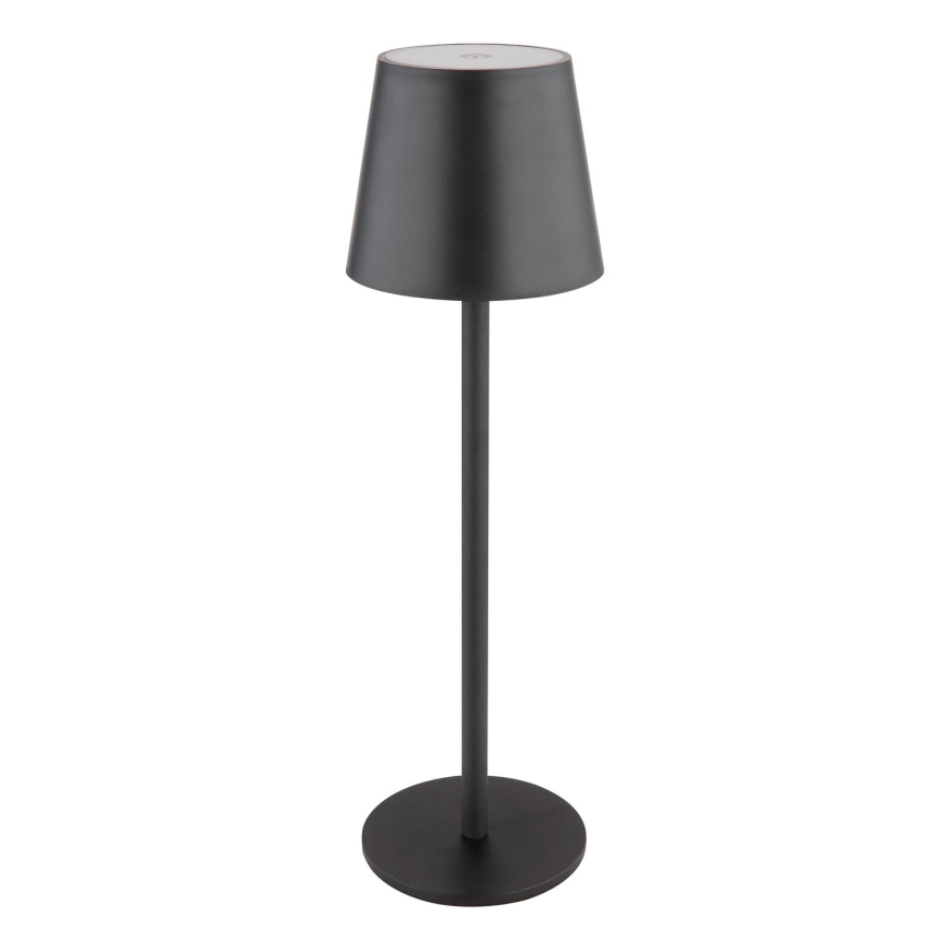 Globo - LED Ściemnialna dotykowa zewnętrzny lampa LED/3W/3,7V IP44 1800 mAh USB czarny