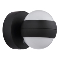 Globo - LED ściemnialna ładowalna dotykowa lampa ścienna LED/1,4W/5V 1800 mAh czarna