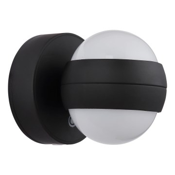 Globo - LED ściemnialna ładowalna dotykowa lampa ścienna LED/1,4W/5V 1800 mAh czarna