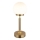 Globo - LED Ściemnialna ładowalny dotykowa Lampa stołowa LED/2,5W/5V 1800mAh 2700/4000/6500K mosiądz