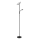 Globo - LED Ściemnialna lampa podłogowa LED/20W/230V+ LED/5W 3000/4000/6500K czarna