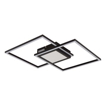Globo - LED ściemnialna lampa sufitowa LED/32W/230V 2700-6500K 42,6x42,6 cm czarna + pilot zdalnego sterowania