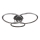Globo - LED Ściemnialna lampa sufitowa LED/72W/230V 2700-6000K 50x75 cm + z pilotem